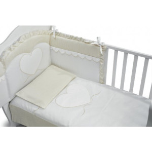 Спален комплект за бебе - LUX Heart 